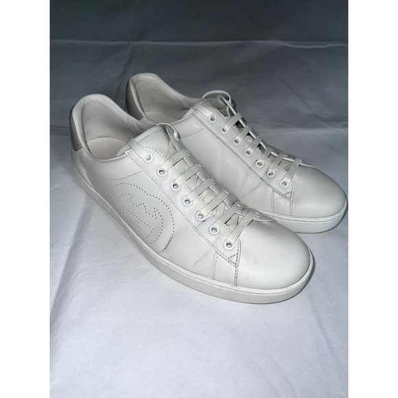 Gucci Ace Interlocking G Mens White Sneakers Size 10 US | 43.5 EU | 9.5 UK/AU - Picture 9 of 16